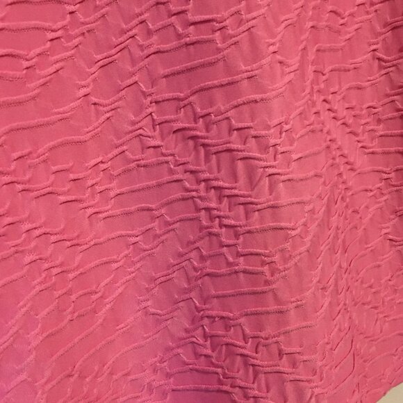 90s Bubblegum Pink Fabric Weave Short Tee - Picture 6 of 16